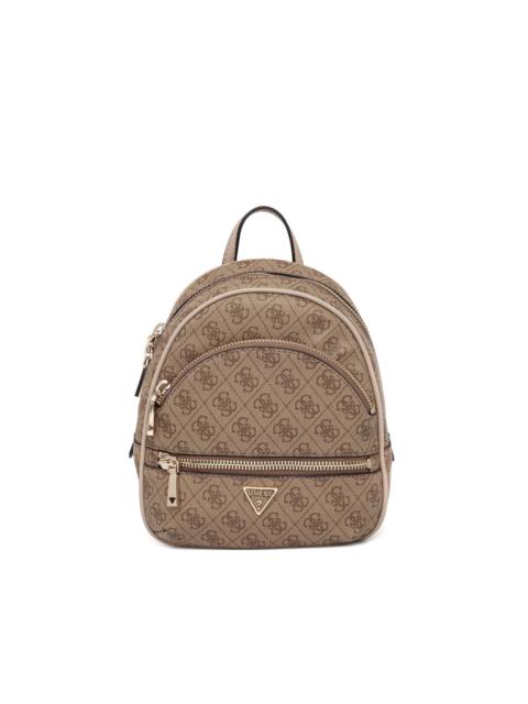GUESS USA monogram-pattern zip-pockets backpack