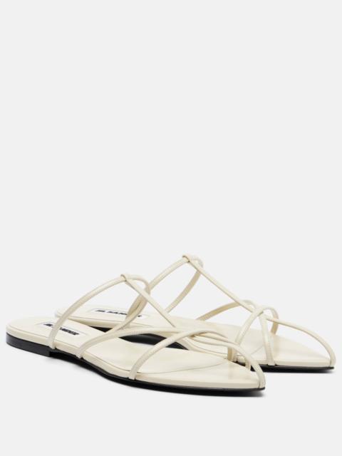 Jil Sander Cage leather sandals