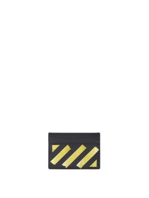 Off-White Diagonal Tape Card Case