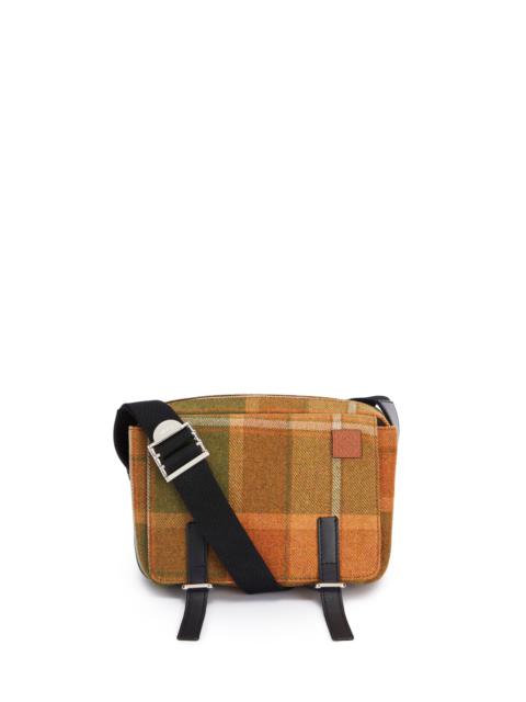 Loewe XS Military Messenger bag in textile and calfskin