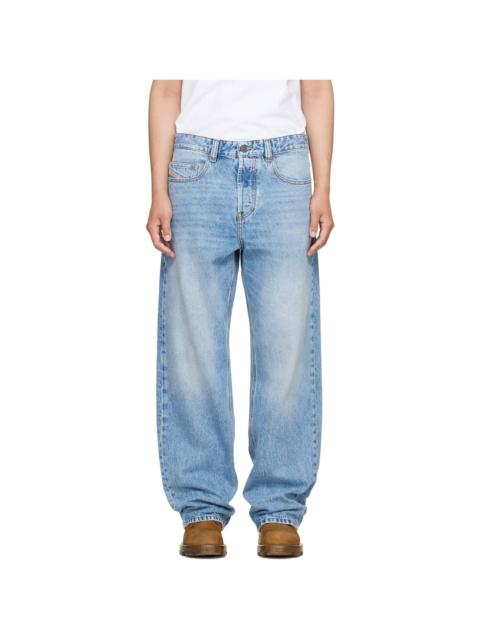 Diesel Blue Relaxed Low Waist 2001 D-Macro Jeans