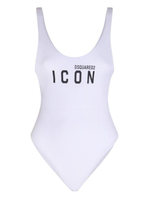 DSQUARED2 logo-print swimsuit