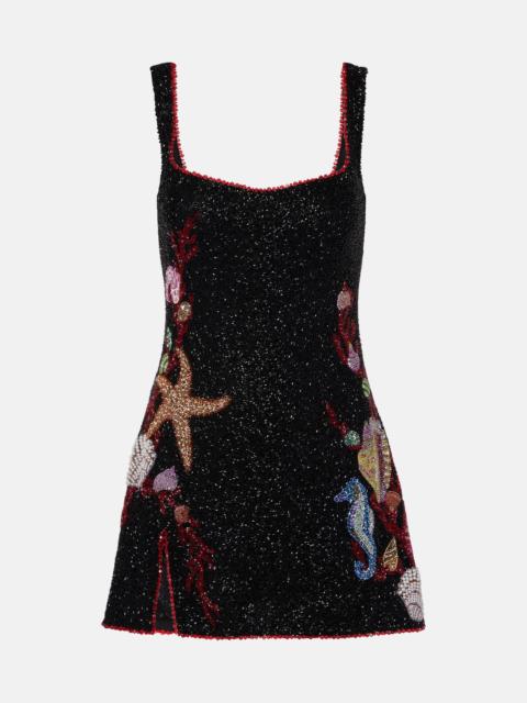 CLIO PEPPIATT Marina embellished minidress
