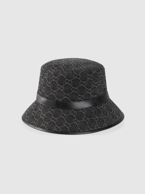 GUCCI GG denim bucket hat