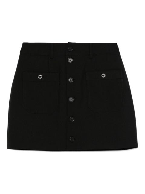 COPERNI button-front pocket skirt