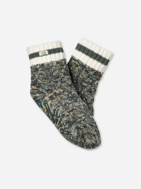 UGG ® Women's Deedee Fleece Lined Quarter II Acrylic Blend in Green Stone