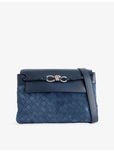Bottega Veneta Andiamo Suede Messenger Bag