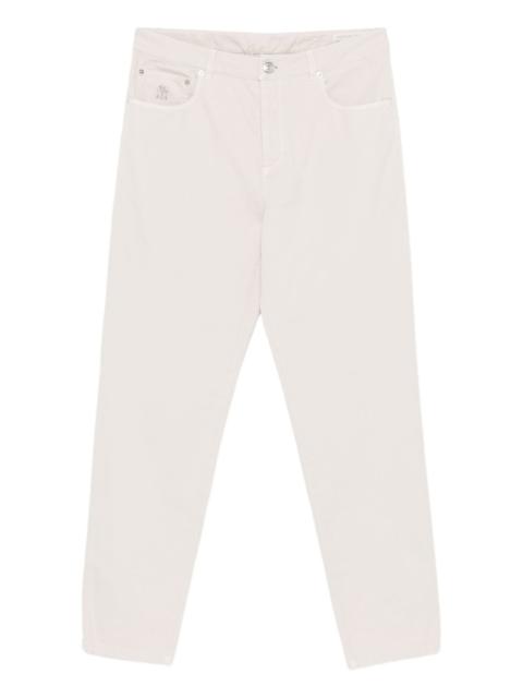 Brunello Cucinelli logo trousers