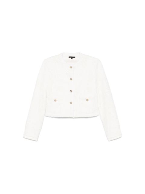 maje guipure-lace jacket