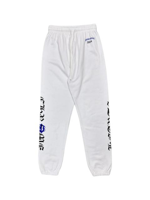 Chrome Hearts Rolling Stones 2024 Sweatpants "White" CHRM1948