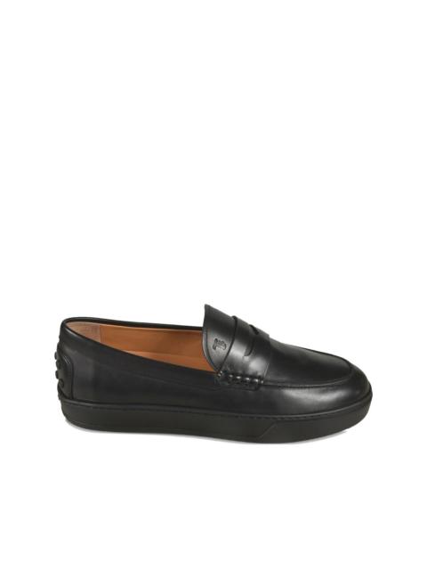 Tod's leather loafers