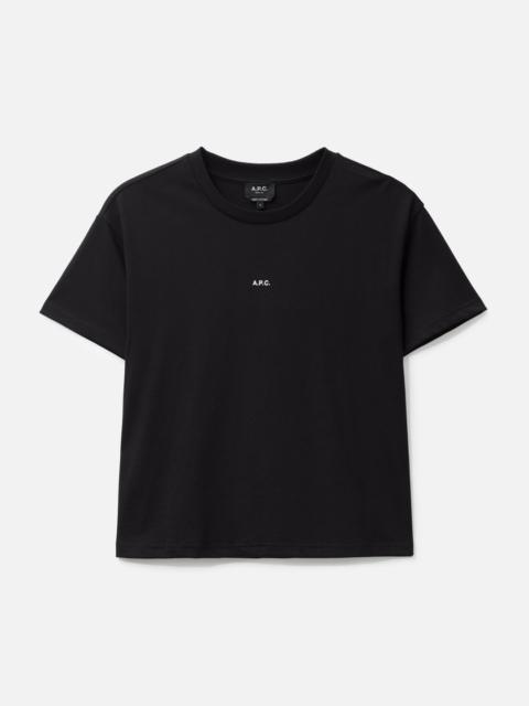A.P.C. BOXY MICRO LOGO T-SHIRT