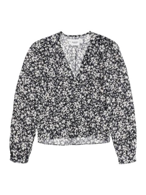 Isabel Marant Étoile EDDY FLORAL CREPE BLOUSE