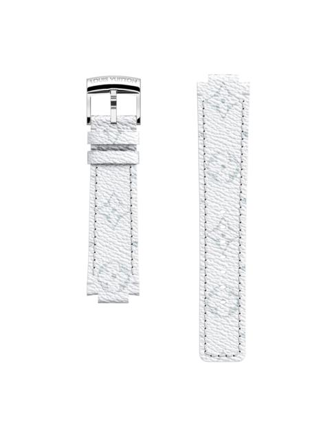 Louis Vuitton Tambour White Monogram Canvas Strap