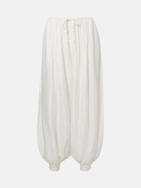 ROTATE Striped balloon pants