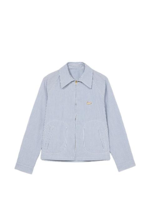 FORTELA Zuma striped zip-up overshirt