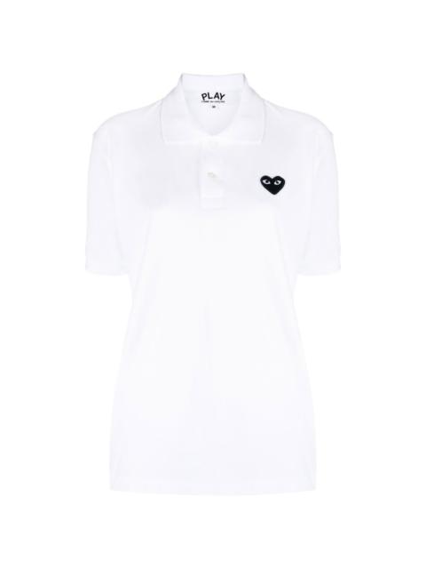 Comme des Garçons PLAY Heart logo polo shirt