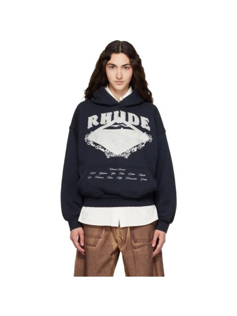 Rhude Black Dakar Convoy Hoodie