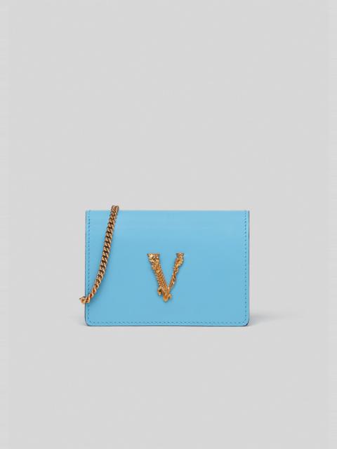 VERSACE Virtus Mini Chain Wallet