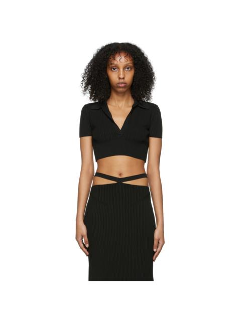 ANNA OCTOBER Black Alizee Midi Skirt | REVERSIBLE