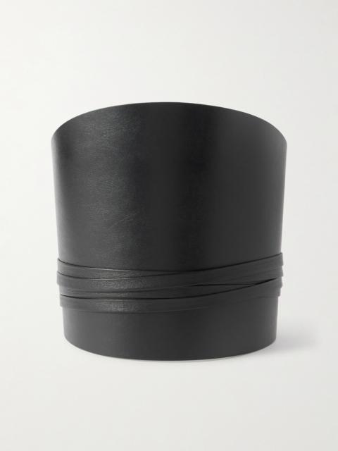 DÉHANCHE Undone Leather Waist Belt