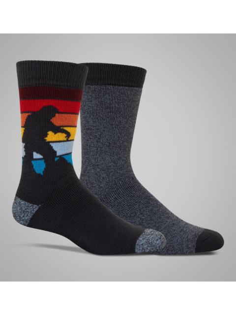 Columbia Men's Yeti At Sunset Thermal Socks - 2 Pack