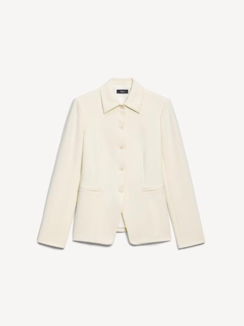 Theory Cutaway Jacket in Admiral Crepe