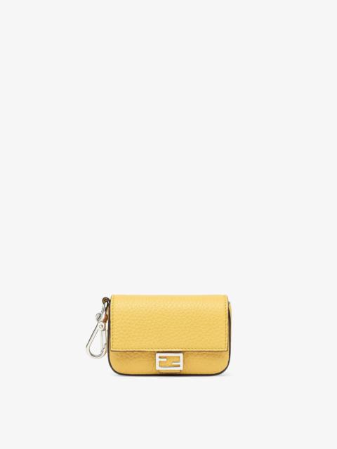 FENDI Yellow leather charm