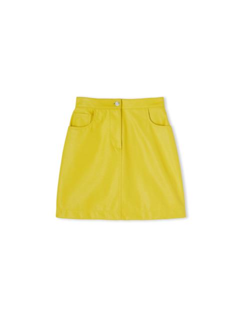 MSGM Faux leather sheathe mini skirt