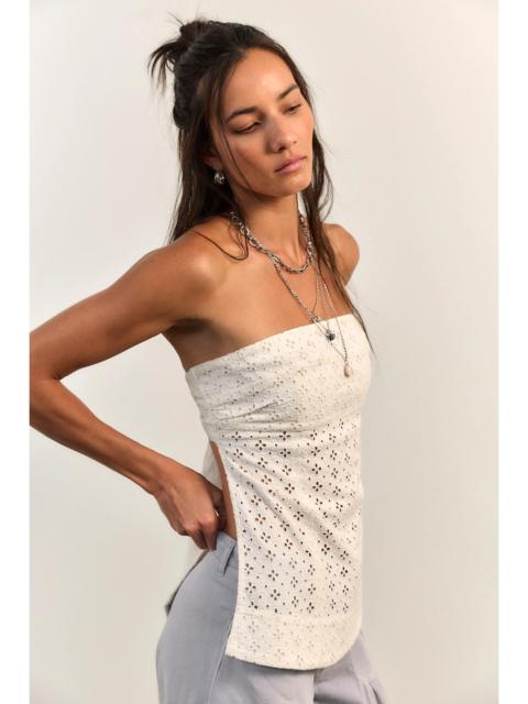 FREE PEOPLE Solara Eyelet Tube Top