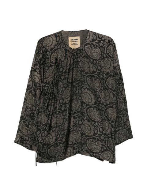 UMA WANG Uma Wang Tanesha Floral Blouse