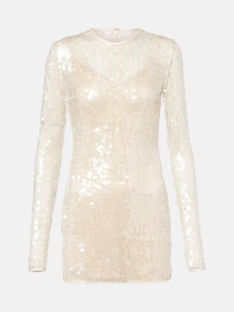 David Koma Sequined minidress