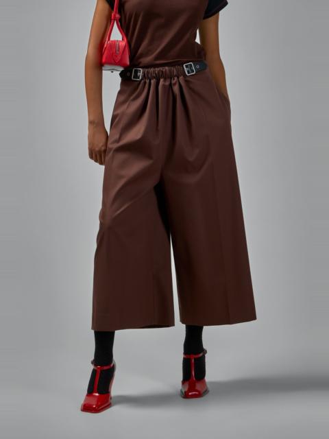 Loewe Cropped Belted Trousers