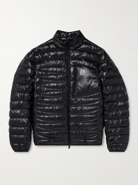 Moncler Logo-Appliquéd Quilted Nylon Laqué Down Jacket