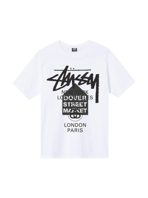 Stussy x Dover Street Market World Tour Tee 'White'