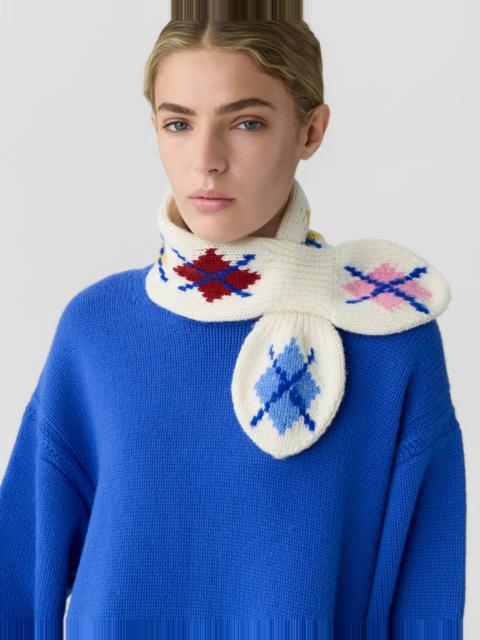 GUEST IN RESIDENCE Argyle Bowtie Scarf