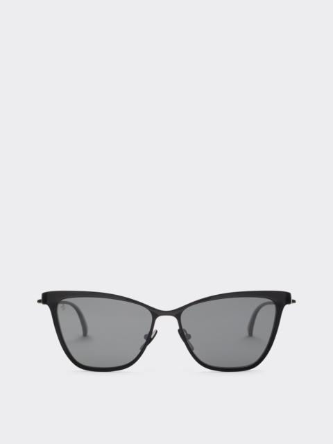 Ferrari Ferrari sunglasses in blackmetal with black crystal polarized lenses