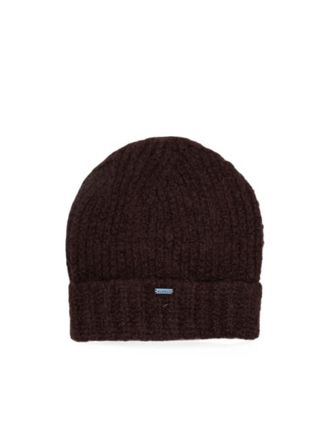 Alanui ribbed-knit cashmere beanie hat