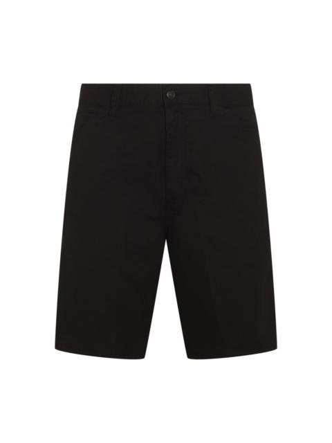 black cotton shorts