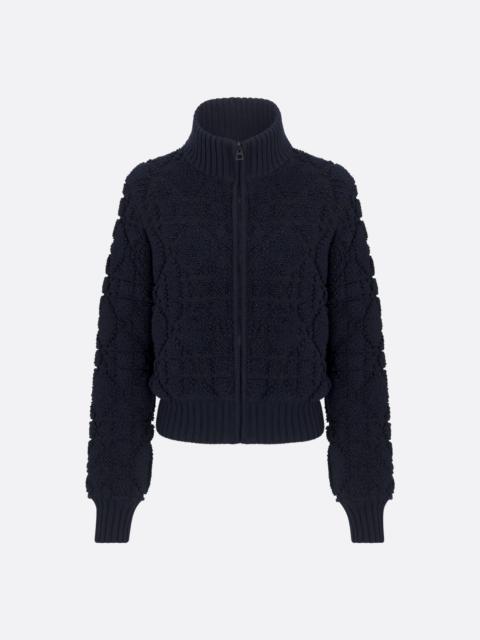 Dior DiorAlps Macrocannage Zipped Cardigan