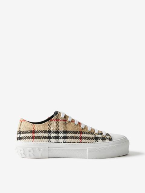 Vintage Check Bouclé Sneakers