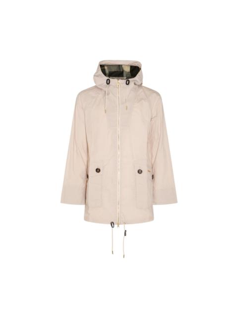 Barbour cream cotton coat