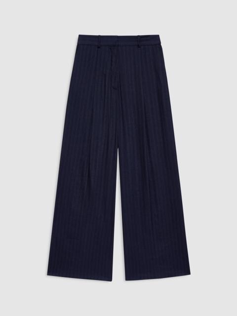 ANINE BING Paola Trouser - Navy Pinstripe