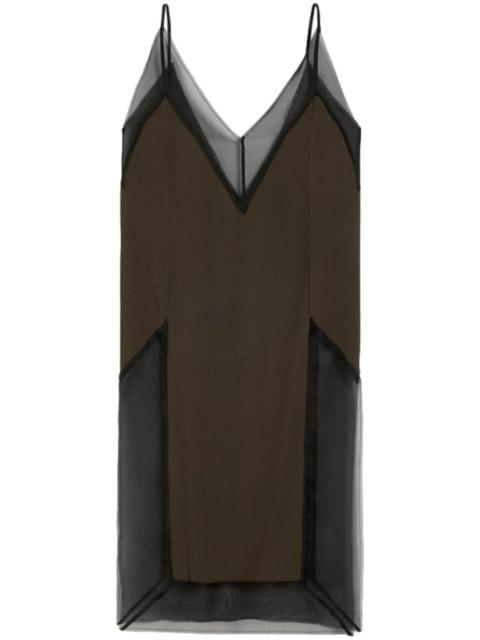 AMI Paris thin strap midi-dress