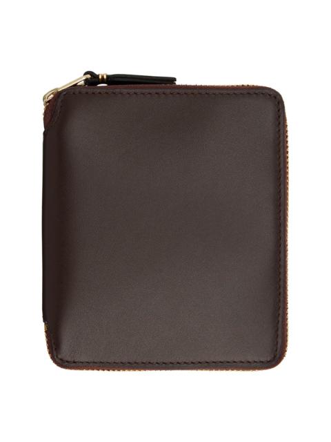 Comme Des Garçons Brown Classic Group Wallet
