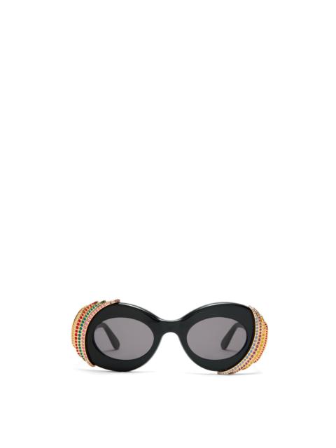 Pavé Oval sunglasses