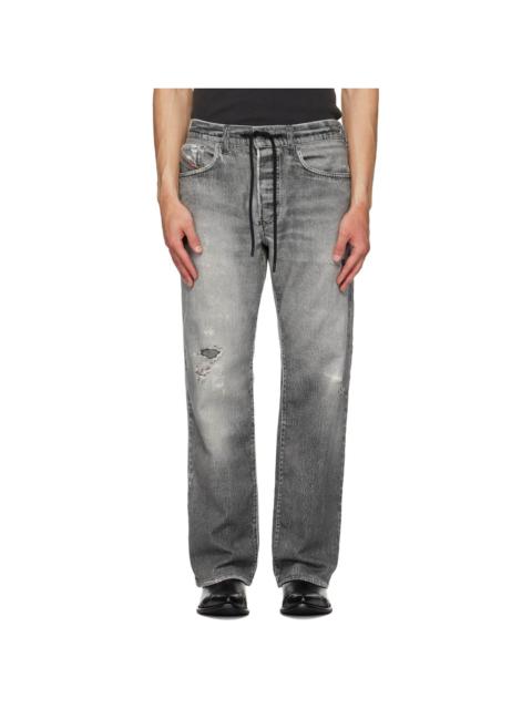 Diesel Gray Relaxed 2080 D-Reel Joggjeans 068us Jeans