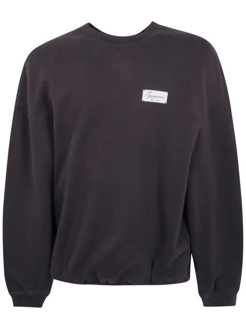 JACQUEMUS Round Neck Sweatshirt "Le Sweatshirt Montaigne"