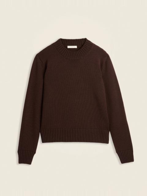 SLOWEAR Slim fit worsted-wool mock-neck sweater