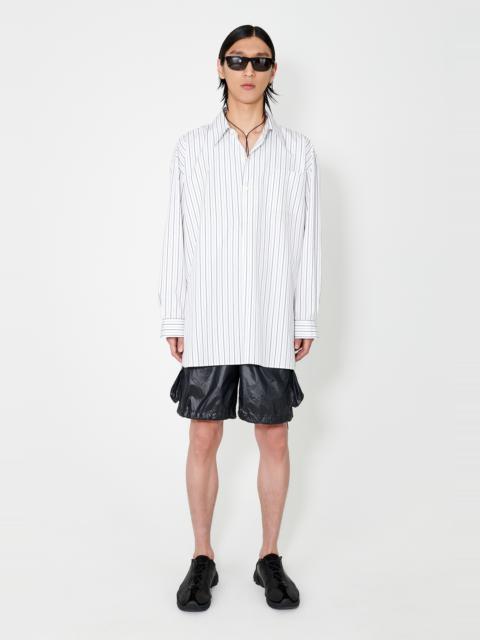 Our Legacy Popover Shirt Olympic White Stripe